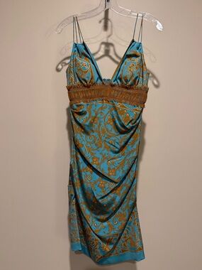 Vintage Nicole Miller Ruched Slip Dress worn only once!!